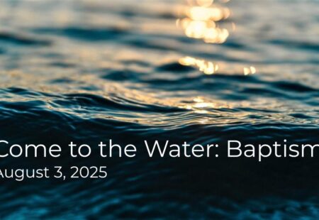 Baptism Sunday